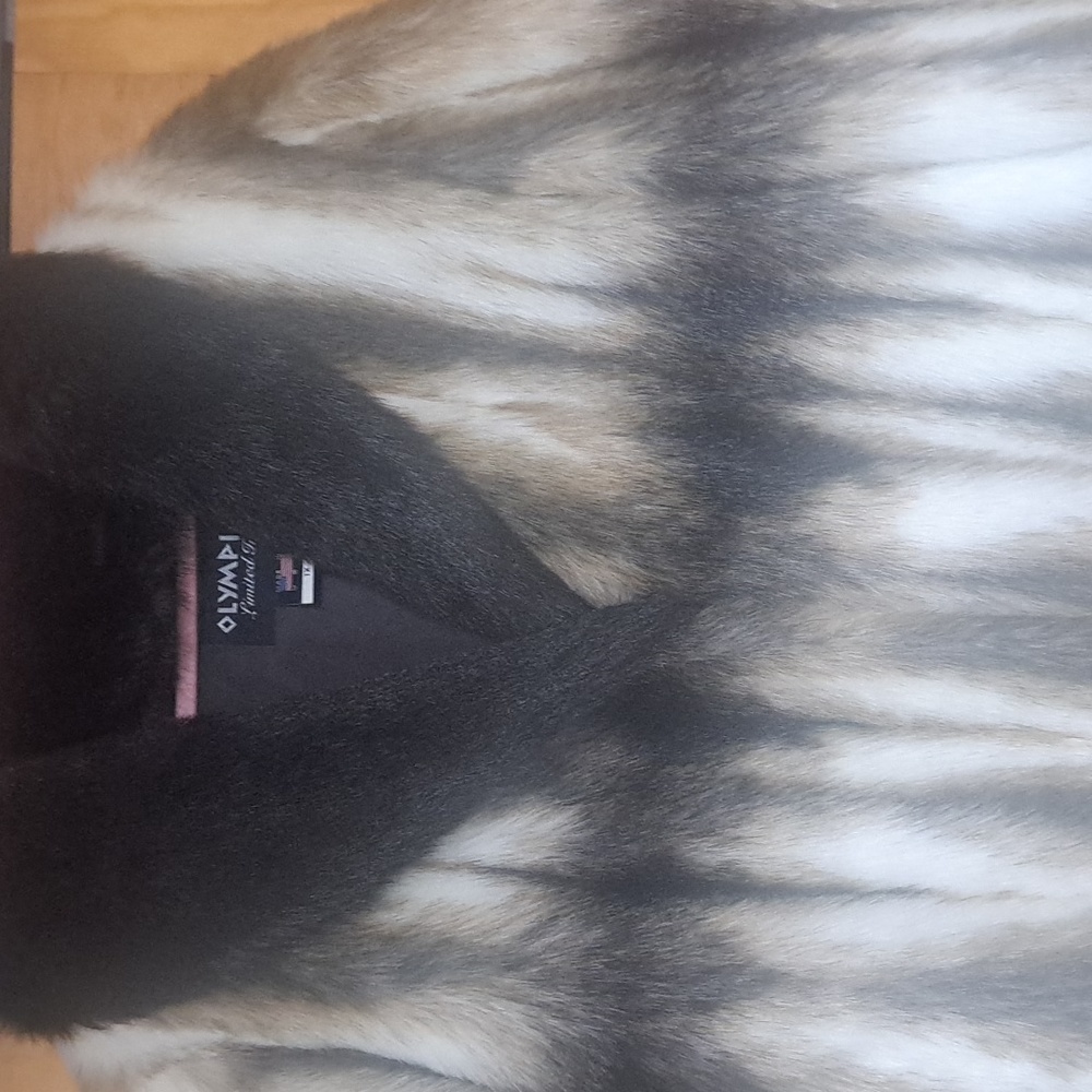 Faux fur coat